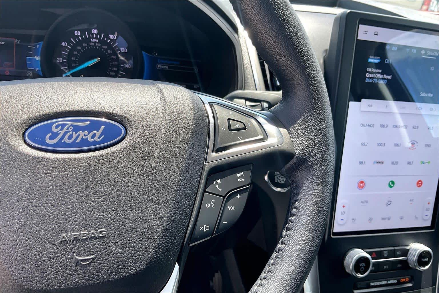 2023 Ford Edge Titanium Rapid Red Metallic Tinted Clearcoat at Turner Chevrolet