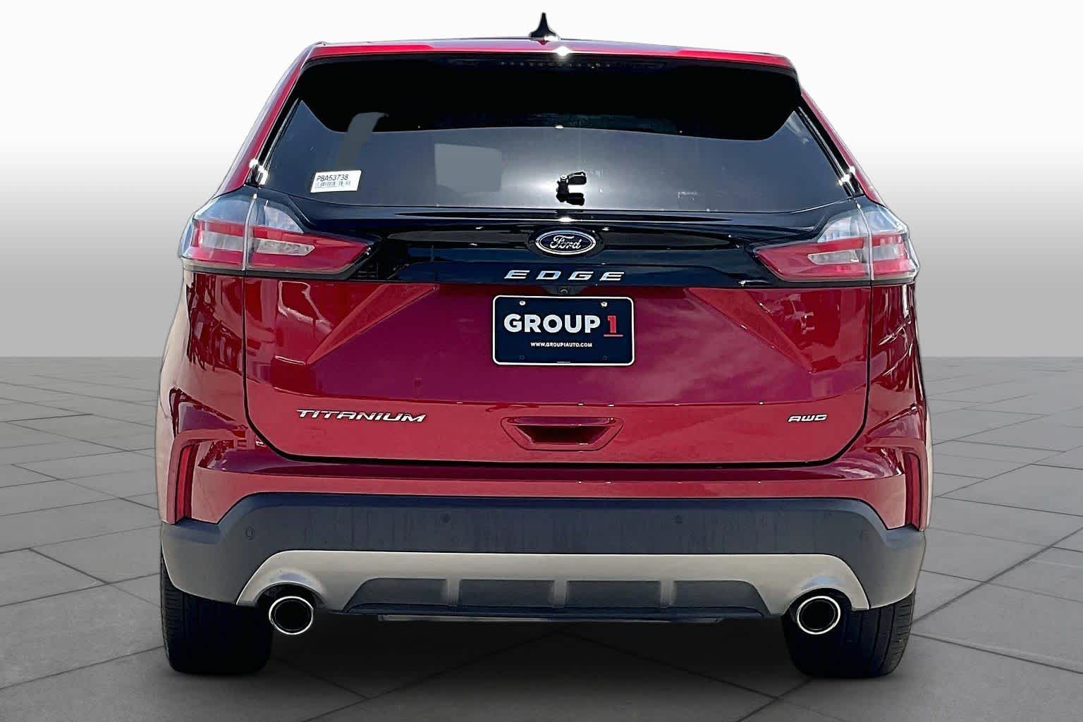 2023 Ford Edge Titanium Rapid Red Metallic Tinted Clearcoat at Turner Chevrolet