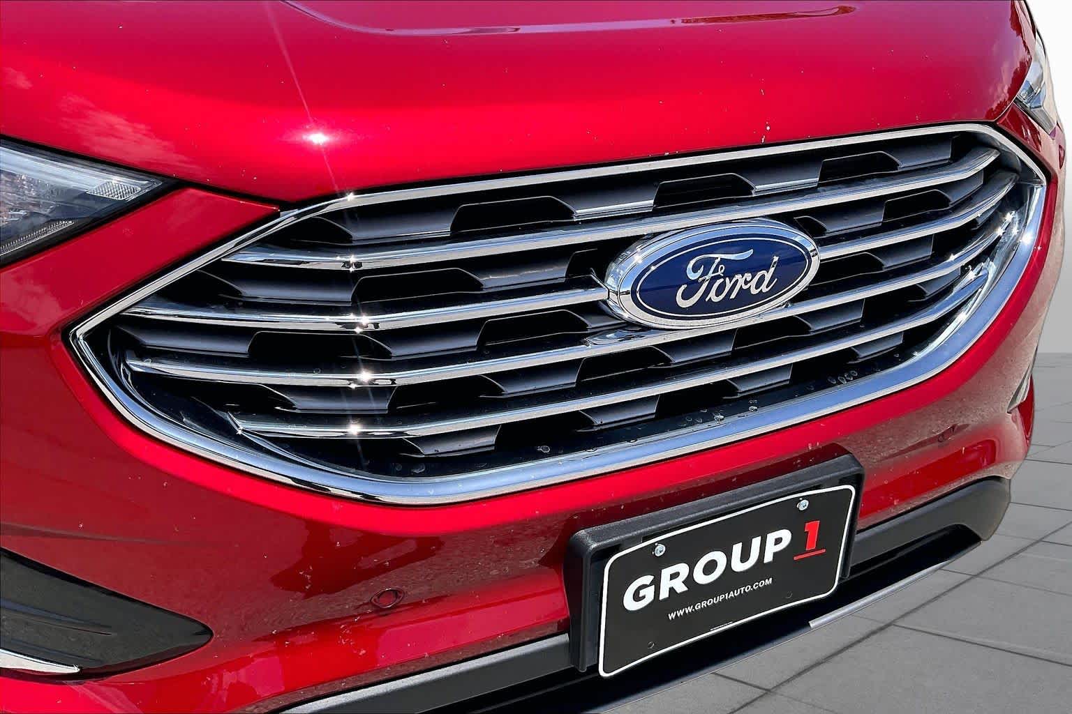 2023 Ford Edge Titanium Rapid Red Metallic Tinted Clearcoat at Turner Chevrolet