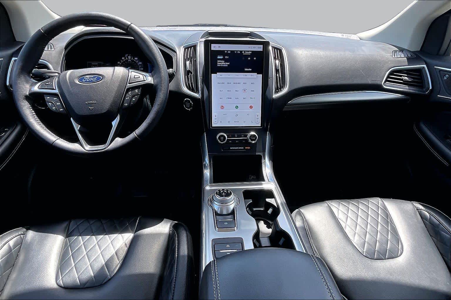 2023 Ford Edge Titanium Rapid Red Metallic Tinted Clearcoat at Turner Chevrolet