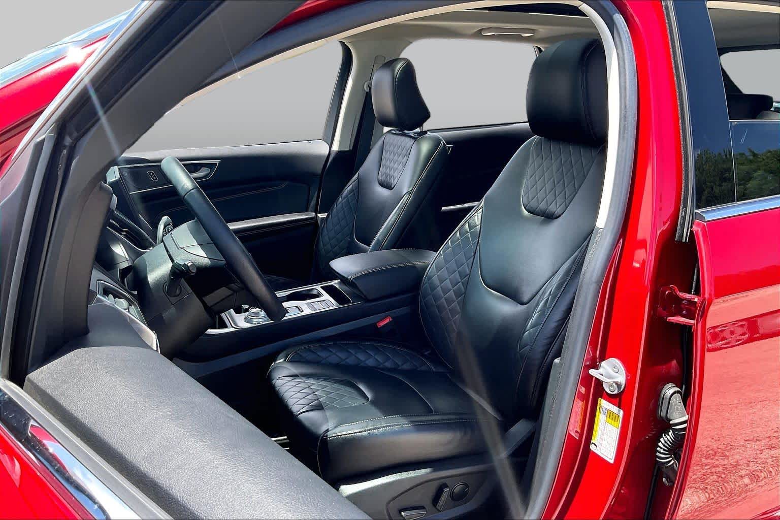 2023 Ford Edge Titanium Rapid Red Metallic Tinted Clearcoat at Turner Chevrolet