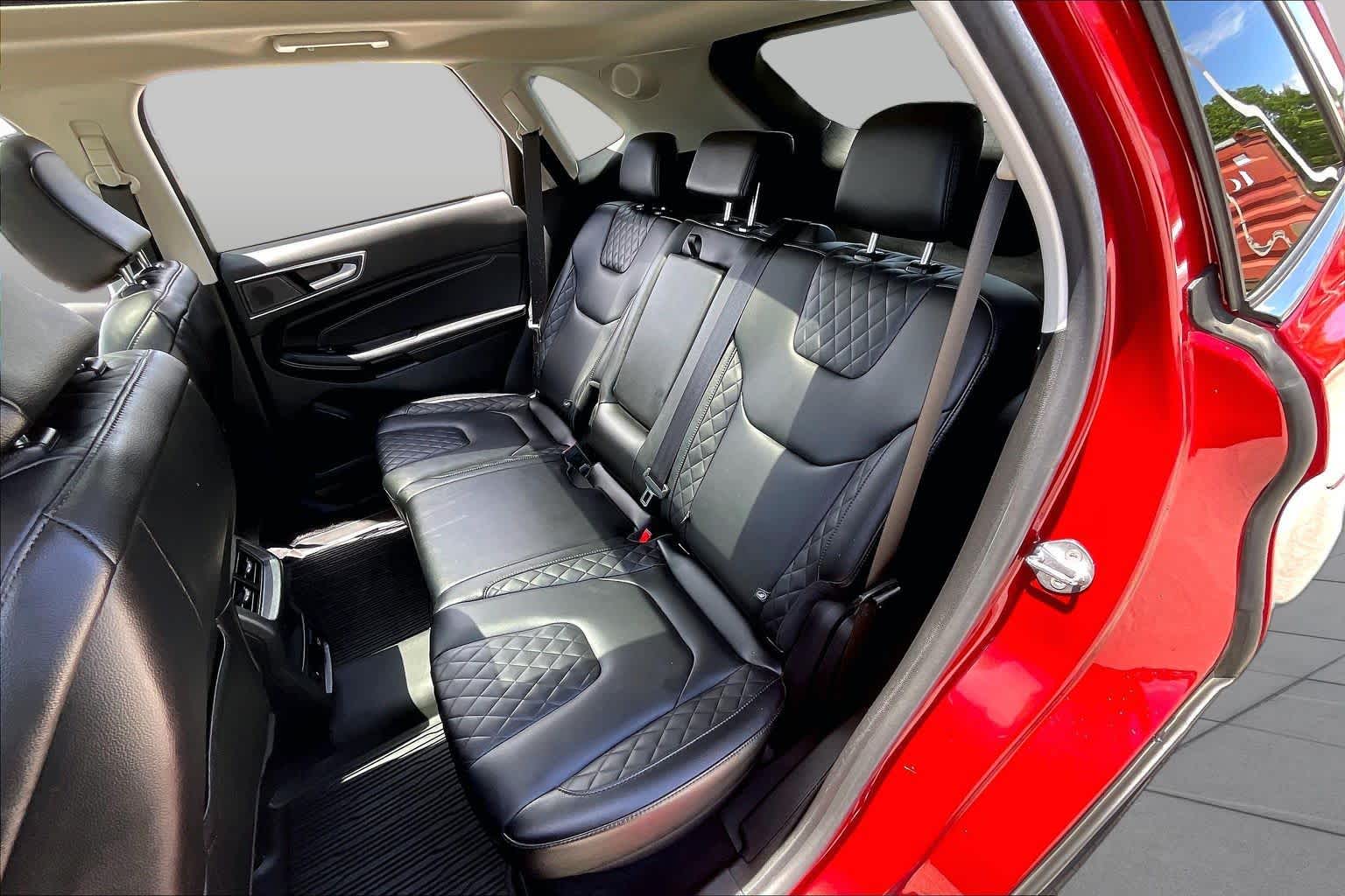 2023 Ford Edge Titanium Rapid Red Metallic Tinted Clearcoat at Turner Chevrolet