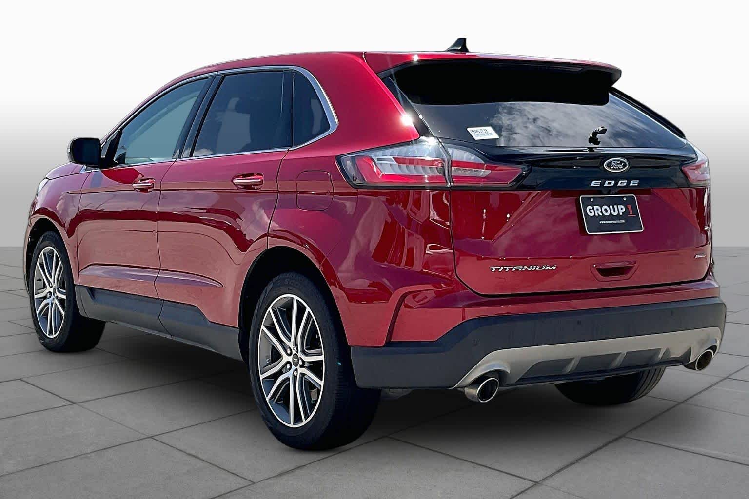 2023 Ford Edge Titanium Rapid Red Metallic Tinted Clearcoat at Turner Chevrolet