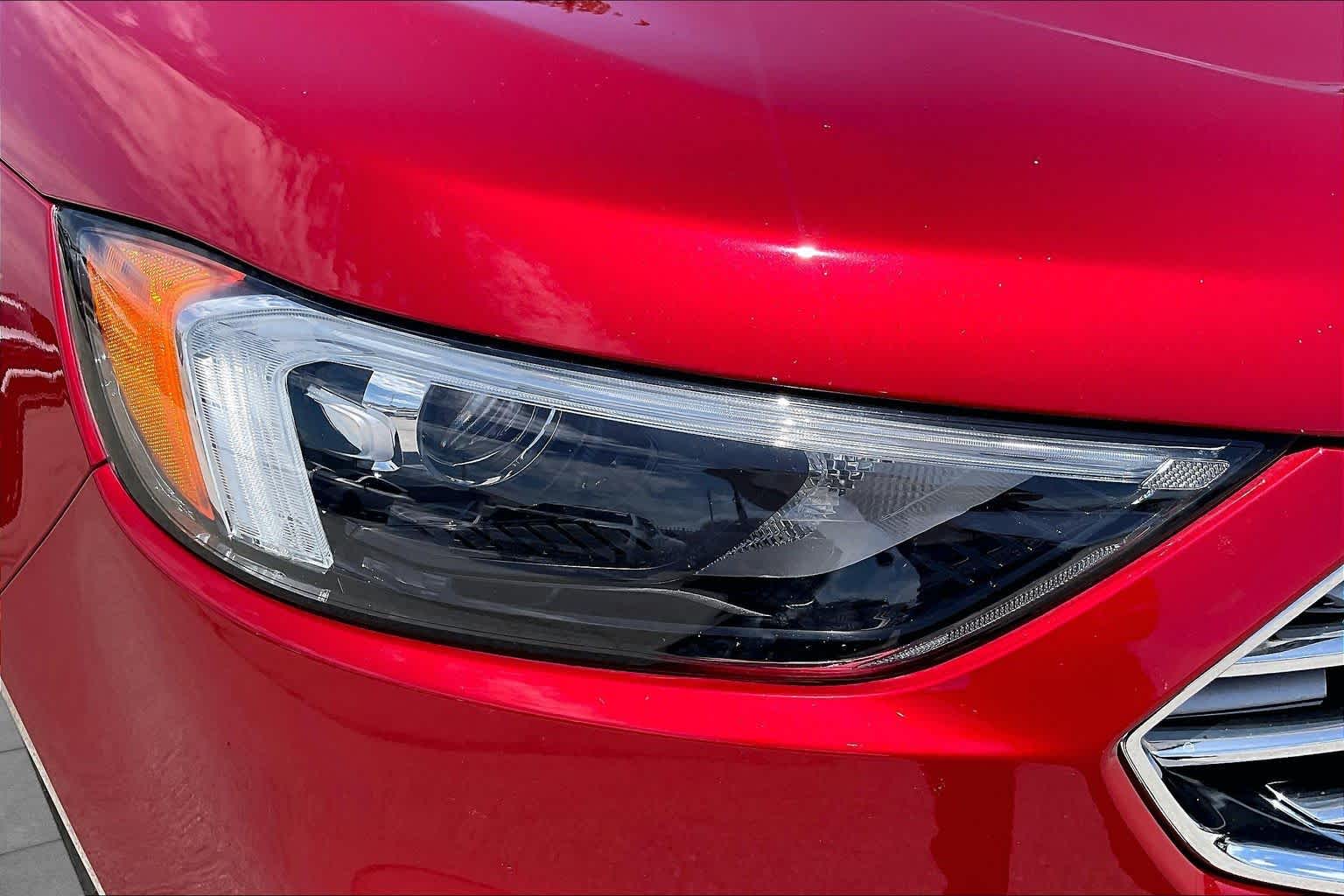 2023 Ford Edge Titanium Rapid Red Metallic Tinted Clearcoat at Turner Chevrolet