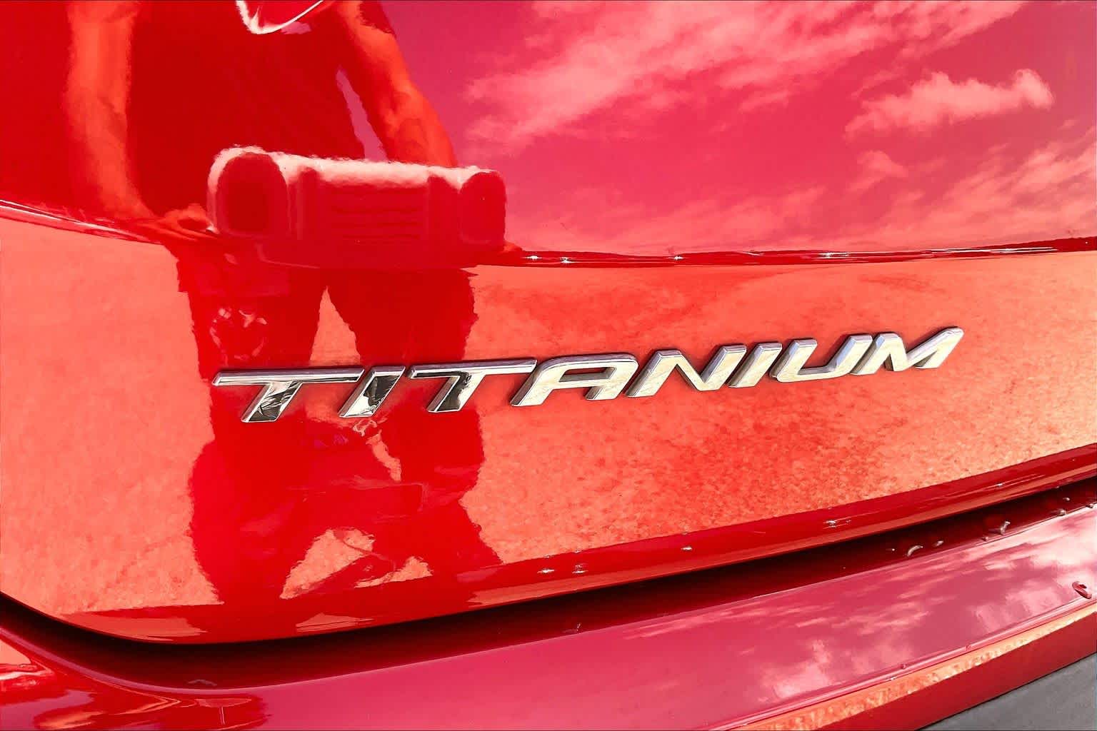 2023 Ford Edge Titanium Rapid Red Metallic Tinted Clearcoat at Turner Chevrolet