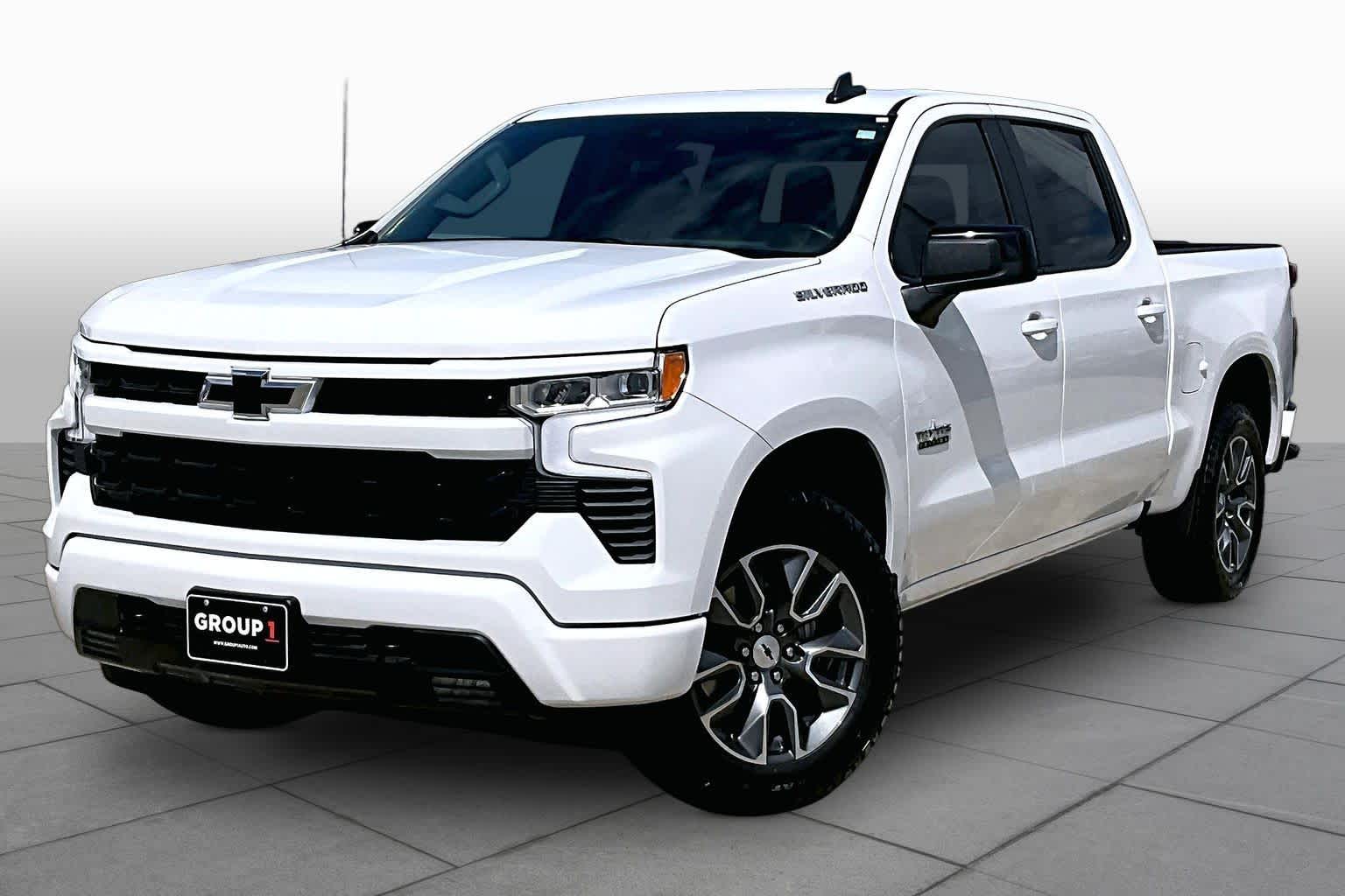 2025 Chevrolet Silverado 1500 RST Summit White at Group 1 GMC Buick South