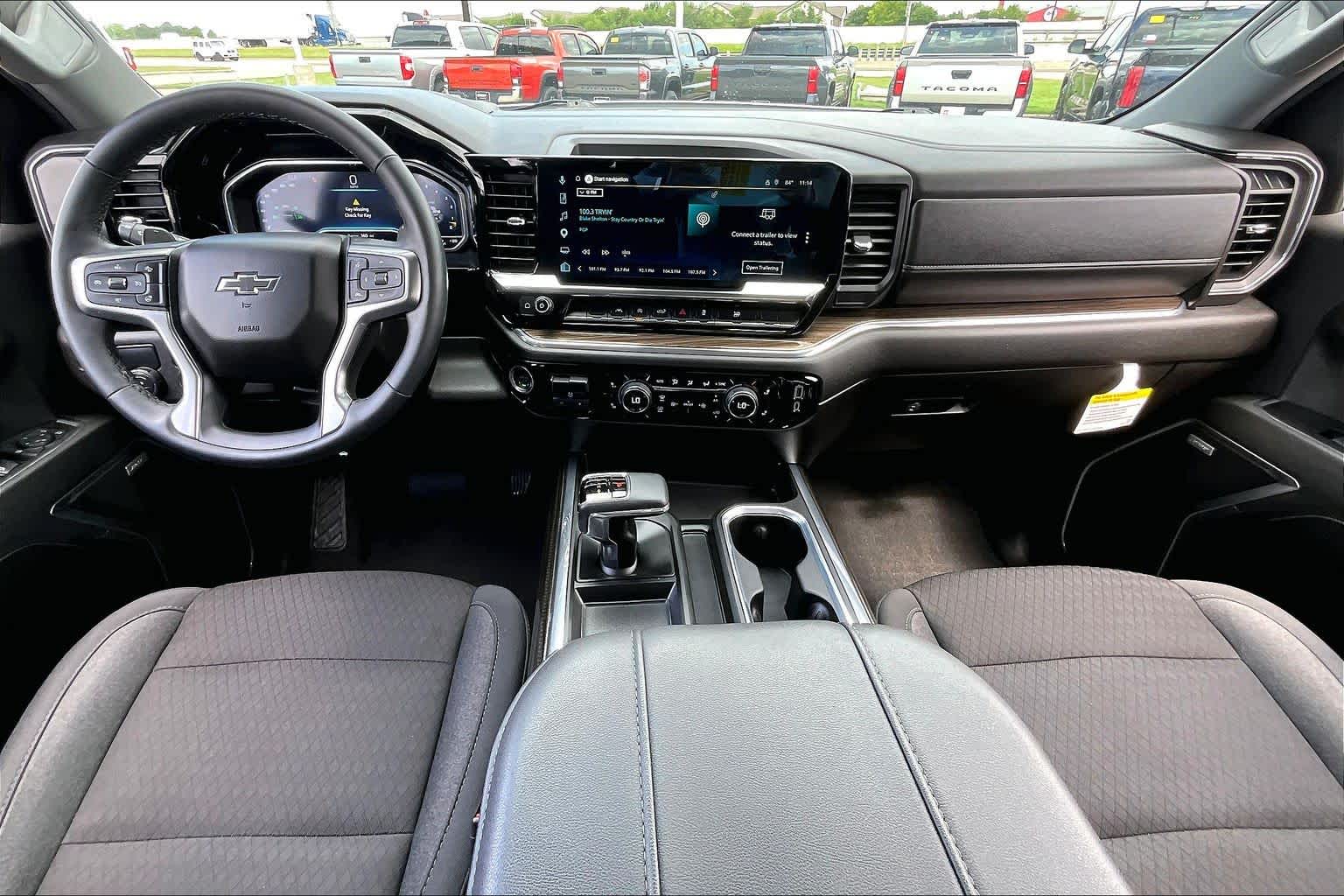 2025 Chevrolet Silverado 1500 RST Summit White at Group 1 GMC Buick South