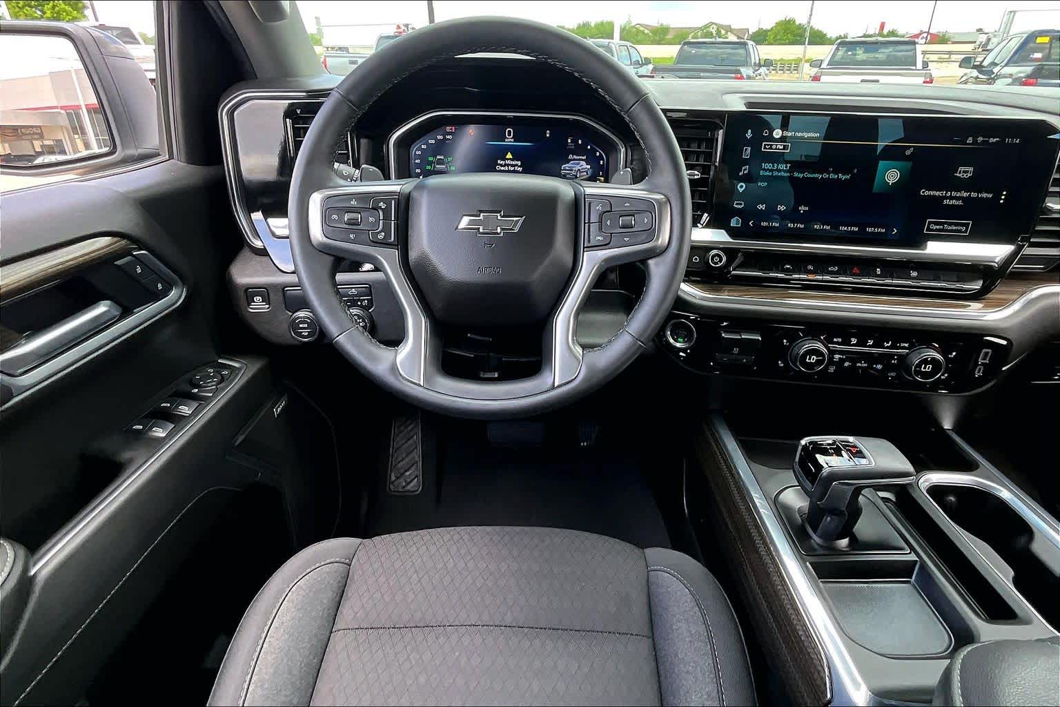 2025 Chevrolet Silverado 1500 RST Summit White at Group 1 GMC Buick South