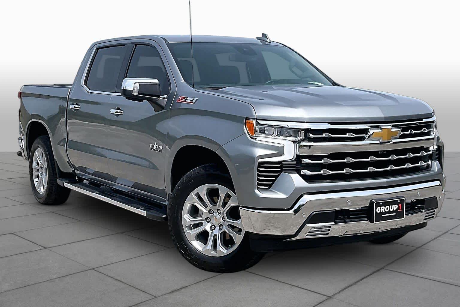 2024 Chevrolet Silverado 1500 LTZ Sterling Gray Metallic at Tomball Chrysler Dodge Jeep Ram
