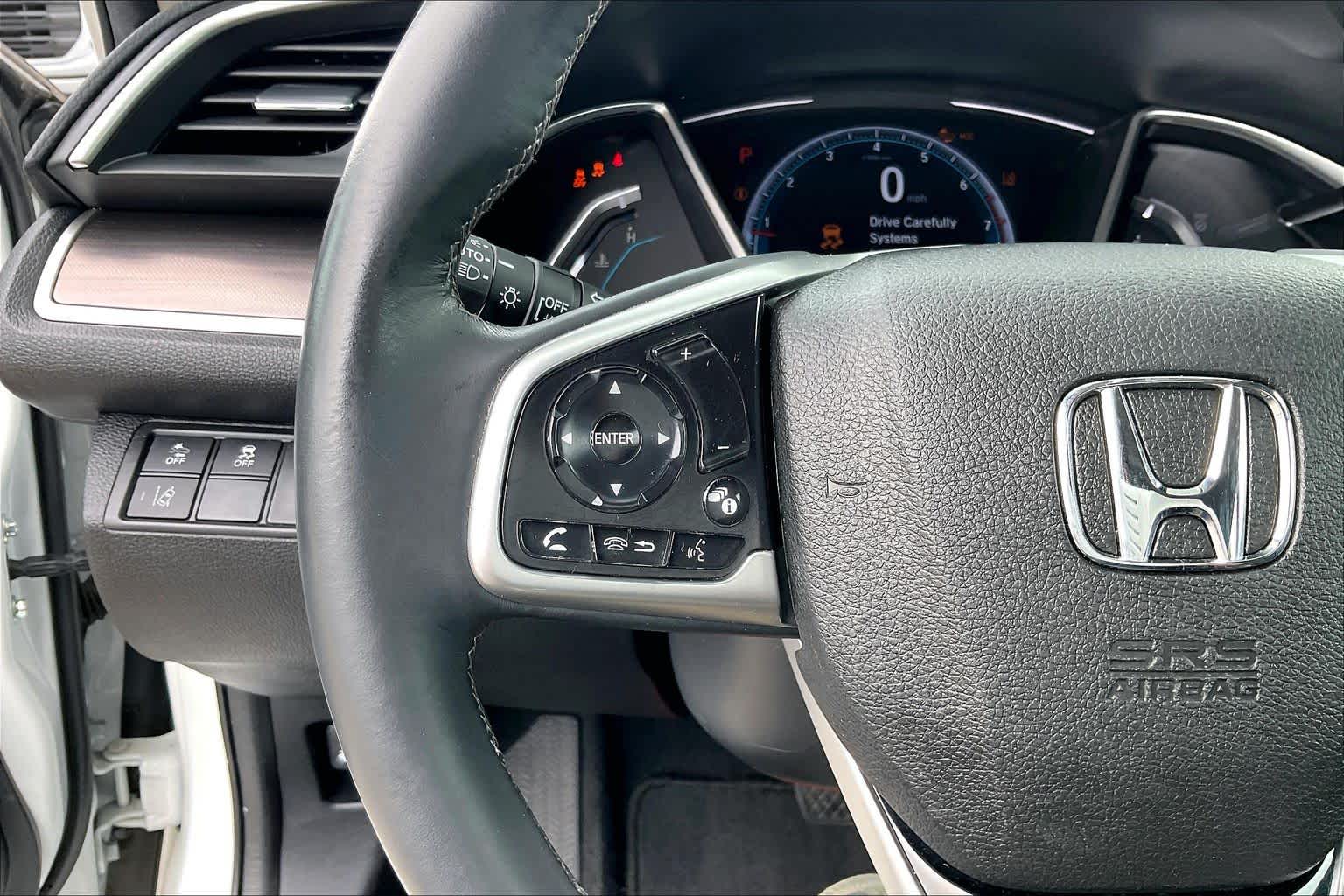 2021 Honda Civic Sedan EX-L Platinum White Pearl at Westside Kia