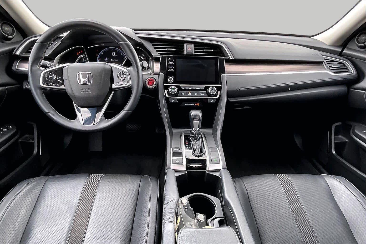 2021 Honda Civic Sedan EX-L Platinum White Pearl at Westside Kia