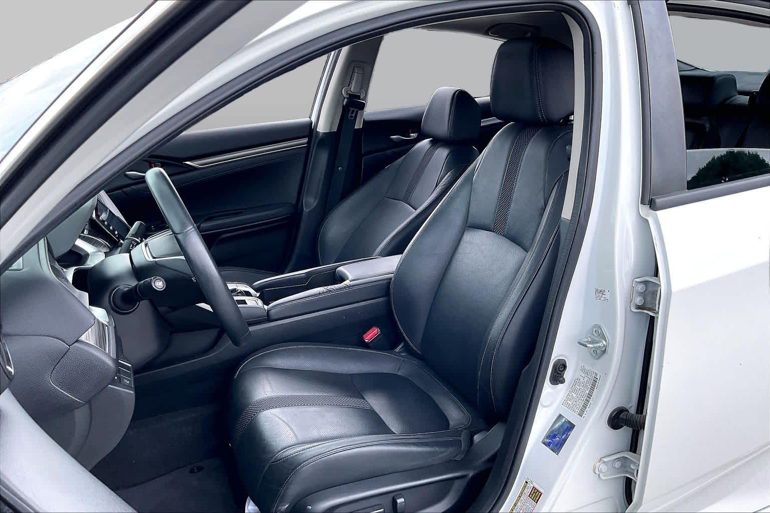 2021 Honda Civic Sedan EX-L Platinum White Pearl at Westside Kia