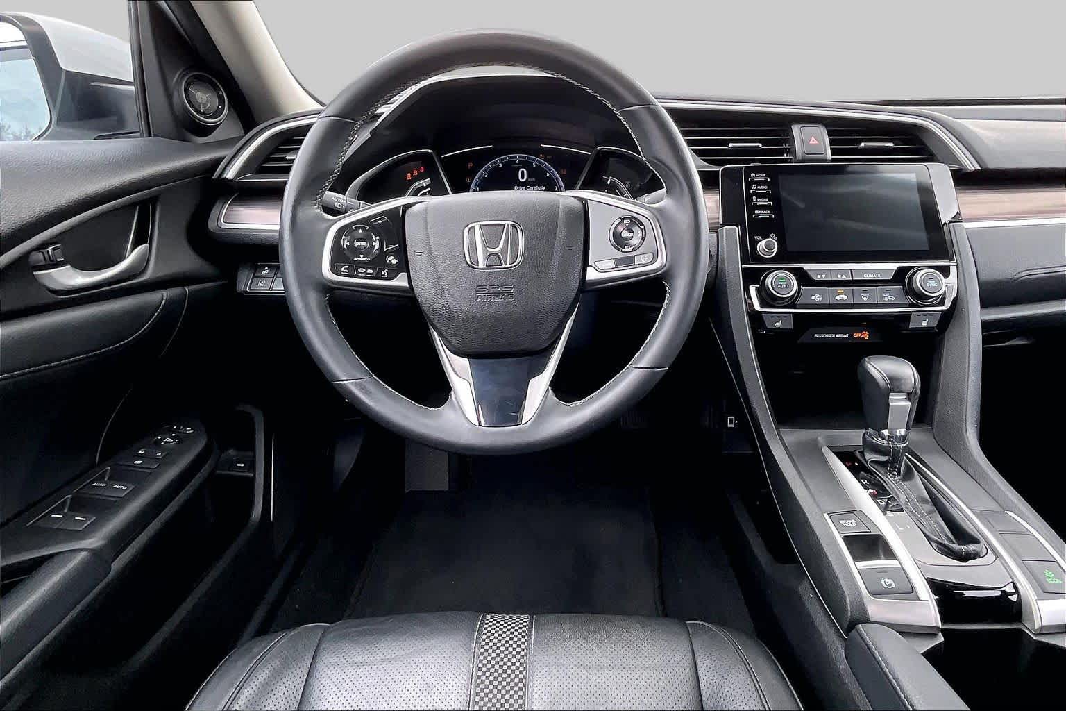 2021 Honda Civic Sedan EX-L Platinum White Pearl at Westside Kia