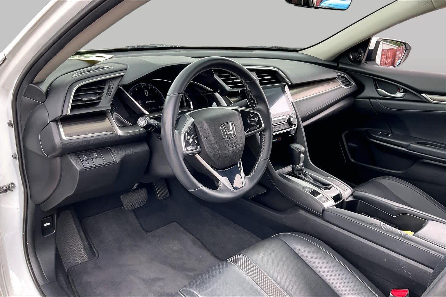 2021 Honda Civic Sedan EX-L Platinum White Pearl at Westside Kia