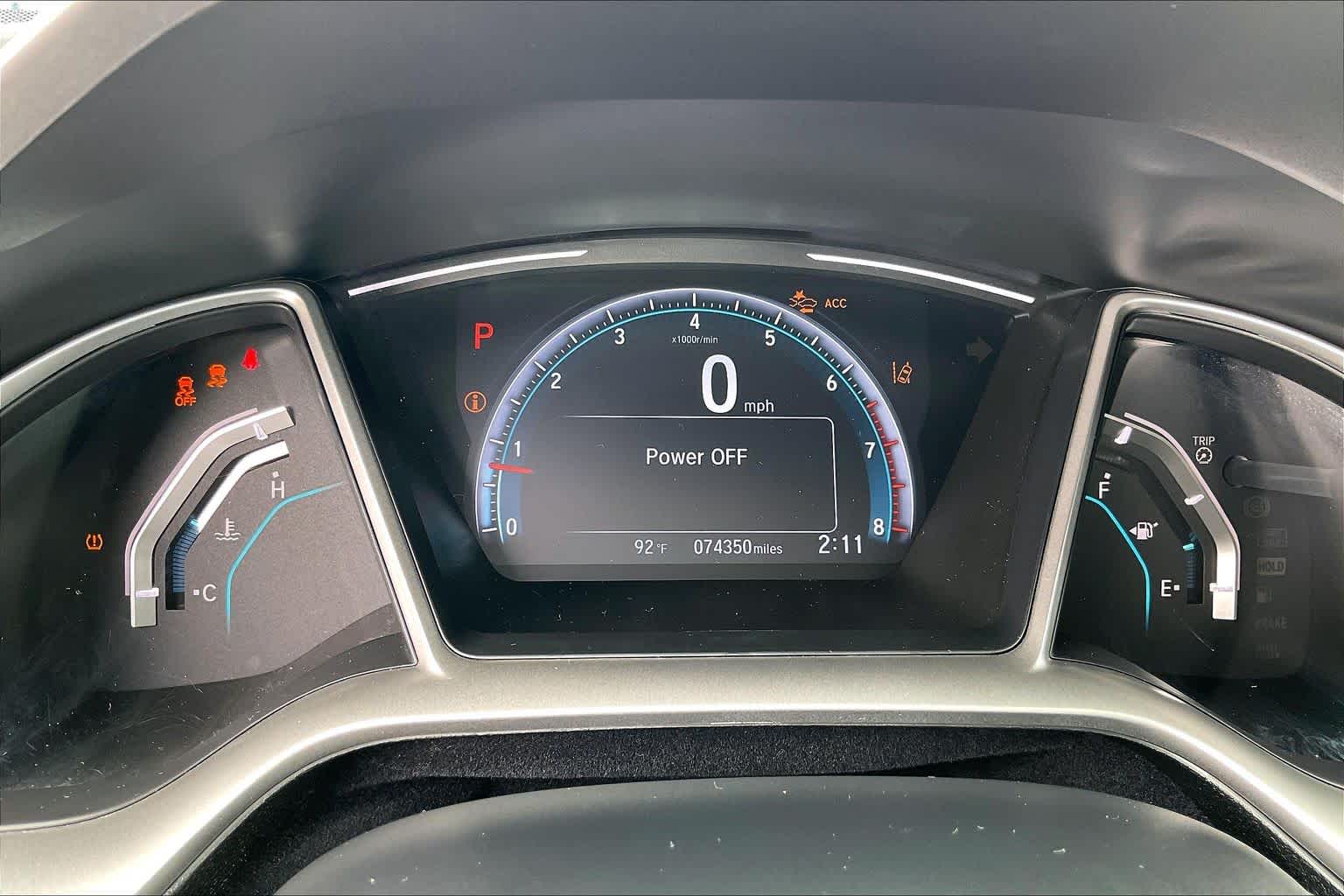 2021 Honda Civic Sedan EX-L Platinum White Pearl at Westside Kia