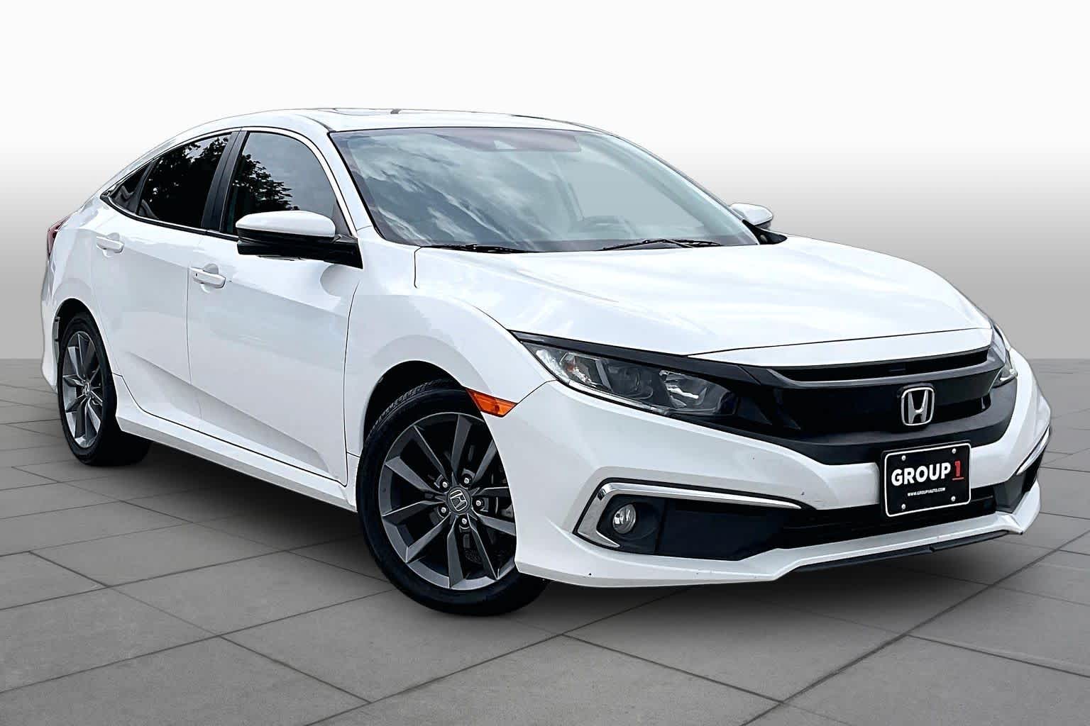 2021 Honda Civic Sedan EX-L Platinum White Pearl at Westside Kia