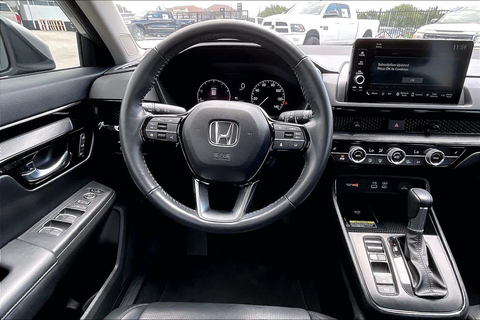 2023 Honda CR-V EX-L Lunar Silver Metallic at Tomball Chrysler Dodge Jeep Ram