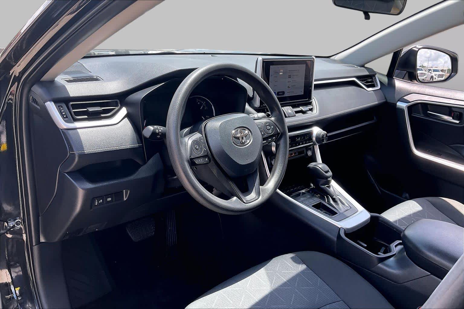 2024 Toyota RAV4 XLE Midnight Black Metallic at AutoNation Toyota Gulf Fwy