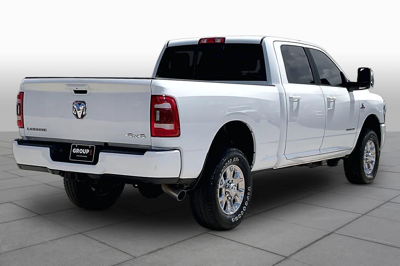 2024 Ram 2500 Laramie Bright White Clearcoat at Tomball Chrysler Dodge Jeep Ram