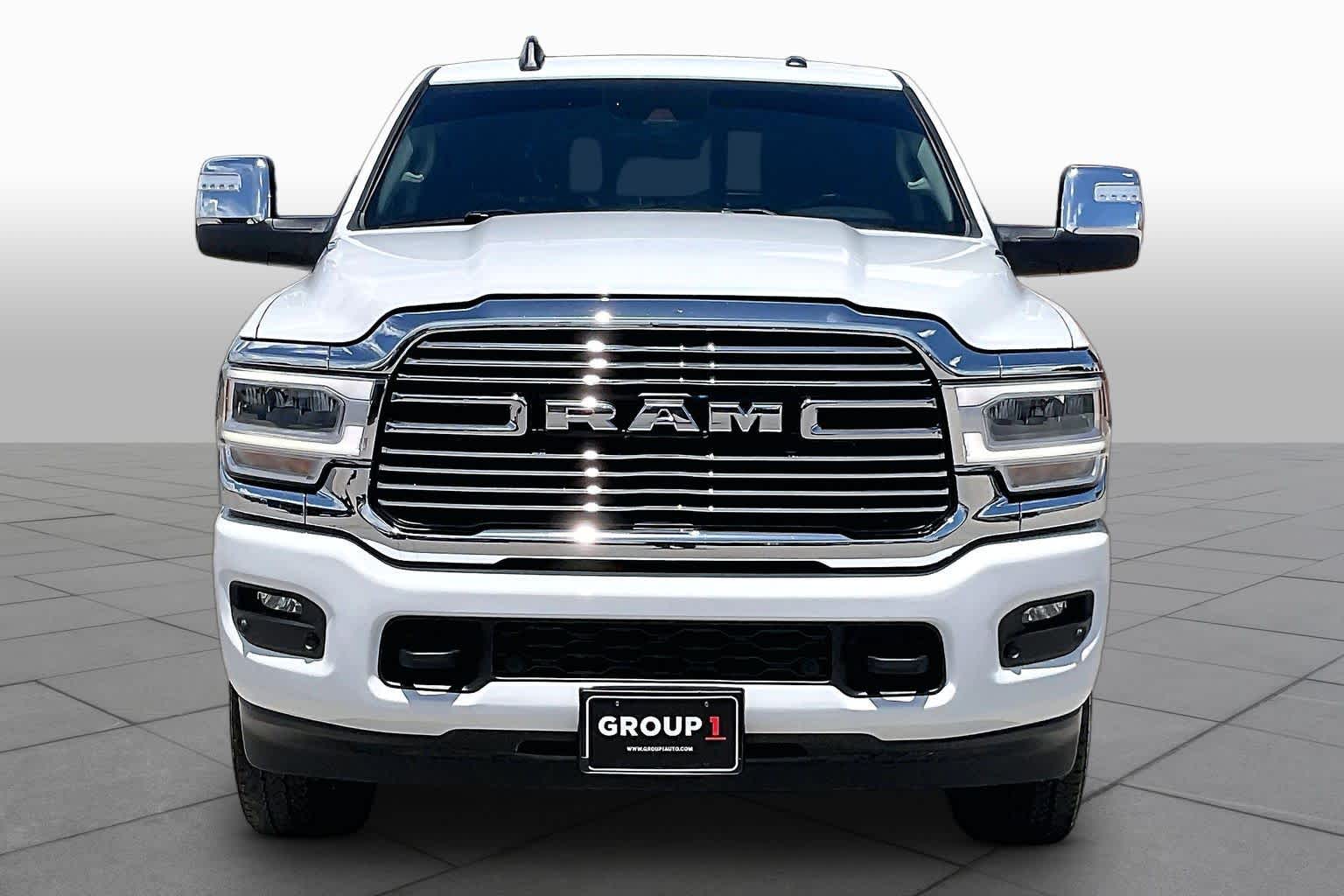 2024 Ram 2500 Laramie Bright White Clearcoat at Tomball Chrysler Dodge Jeep Ram