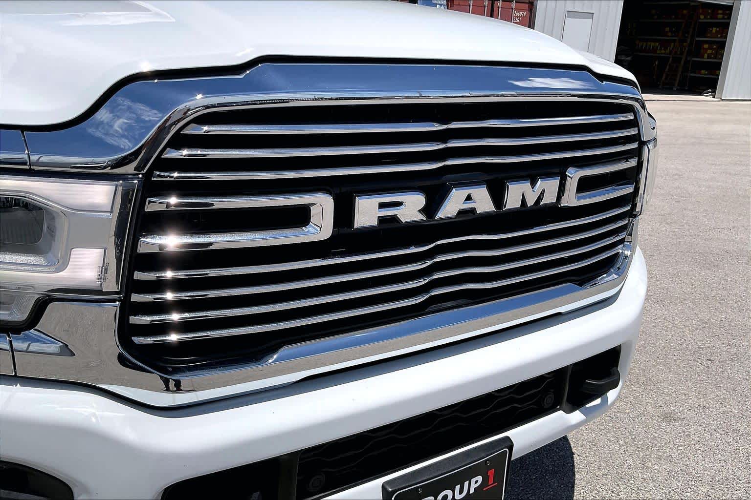 2024 Ram 2500 Laramie Bright White Clearcoat at Tomball Chrysler Dodge Jeep Ram