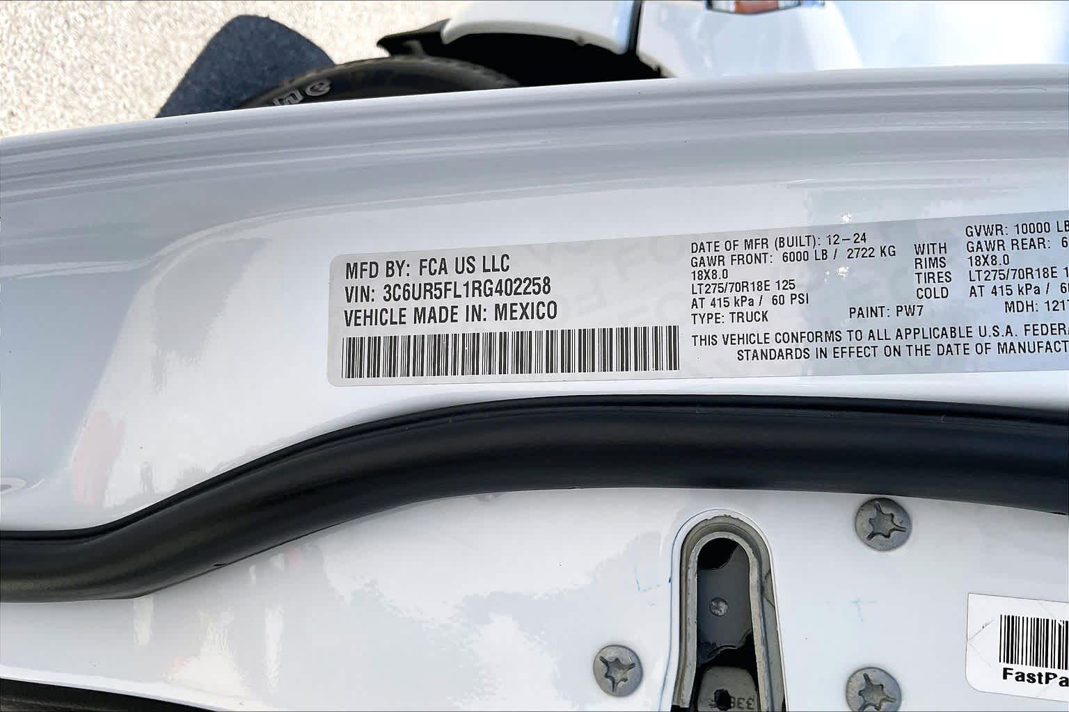 2024 Ram 2500 Laramie Bright White Clearcoat at Tomball Chrysler Dodge Jeep Ram