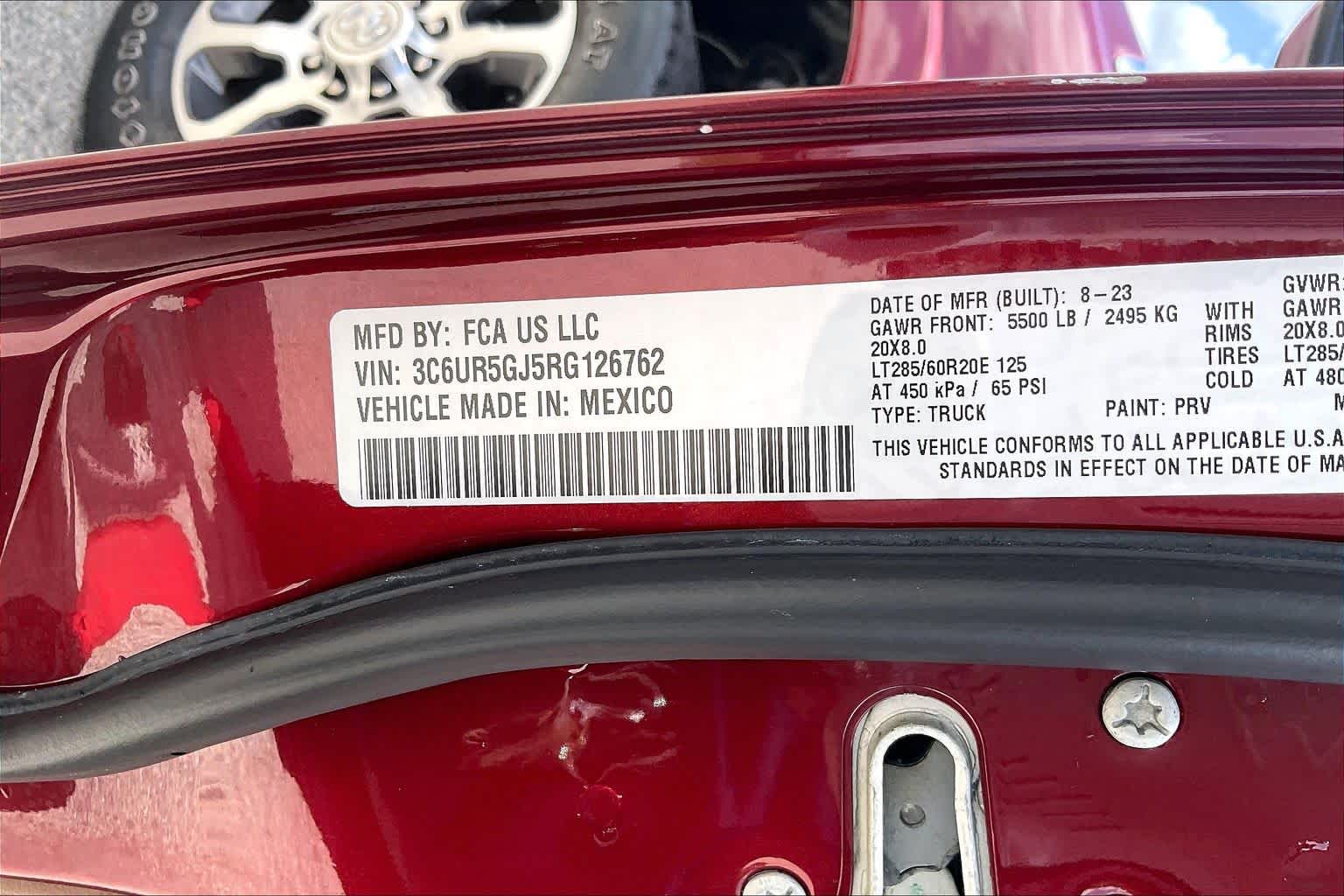 2024 Ram 2500 Longhorn Delmonico Red Pearlcoat at Tomball Chrysler Dodge Jeep Ram