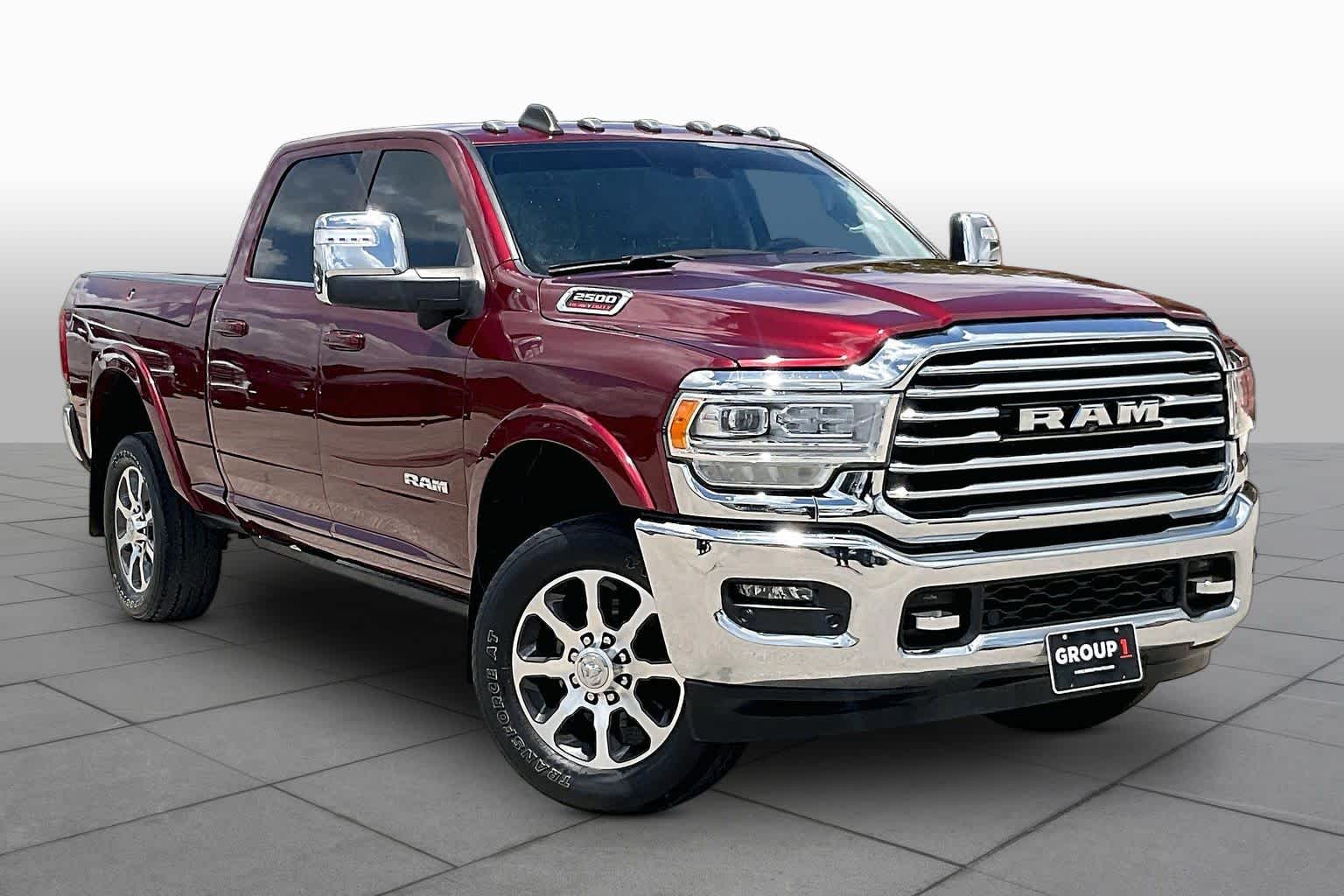 2024 Ram 2500 Longhorn Delmonico Red Pearlcoat at Tomball Chrysler Dodge Jeep Ram