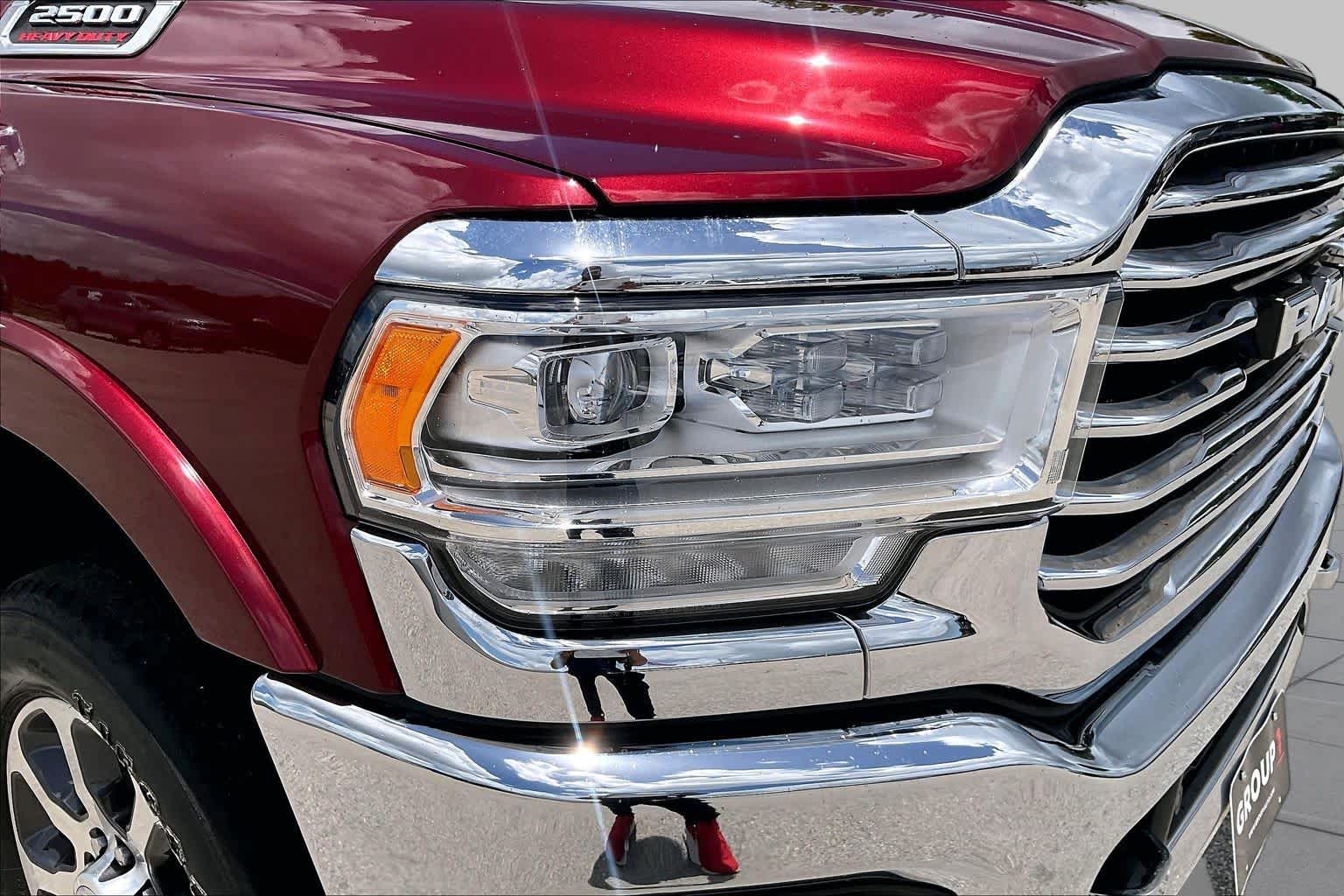 2024 Ram 2500 Longhorn Delmonico Red Pearlcoat at Tomball Chrysler Dodge Jeep Ram