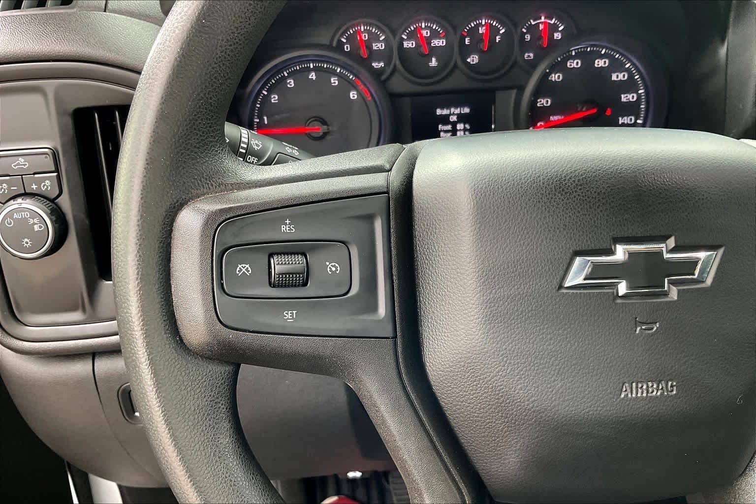 2020 Chevrolet Silverado 1500 Custom Summit White at AutoNation Ford Gulf Fwy
