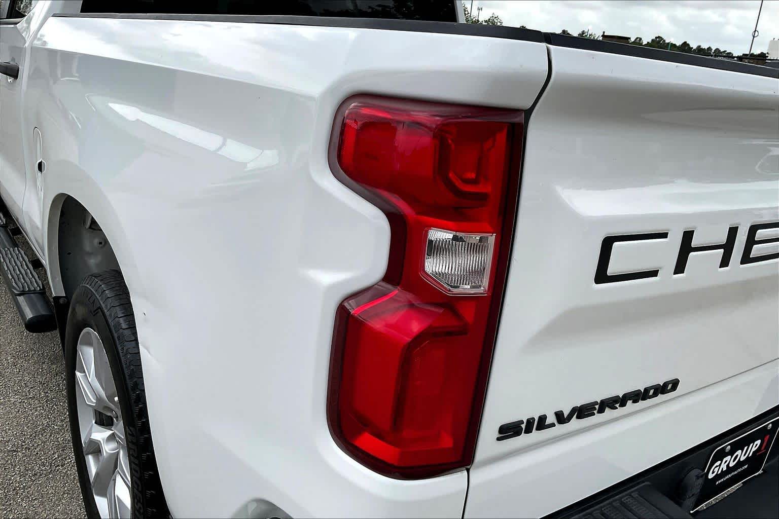 2020 Chevrolet Silverado 1500 Custom Summit White at AutoNation Ford Gulf Fwy