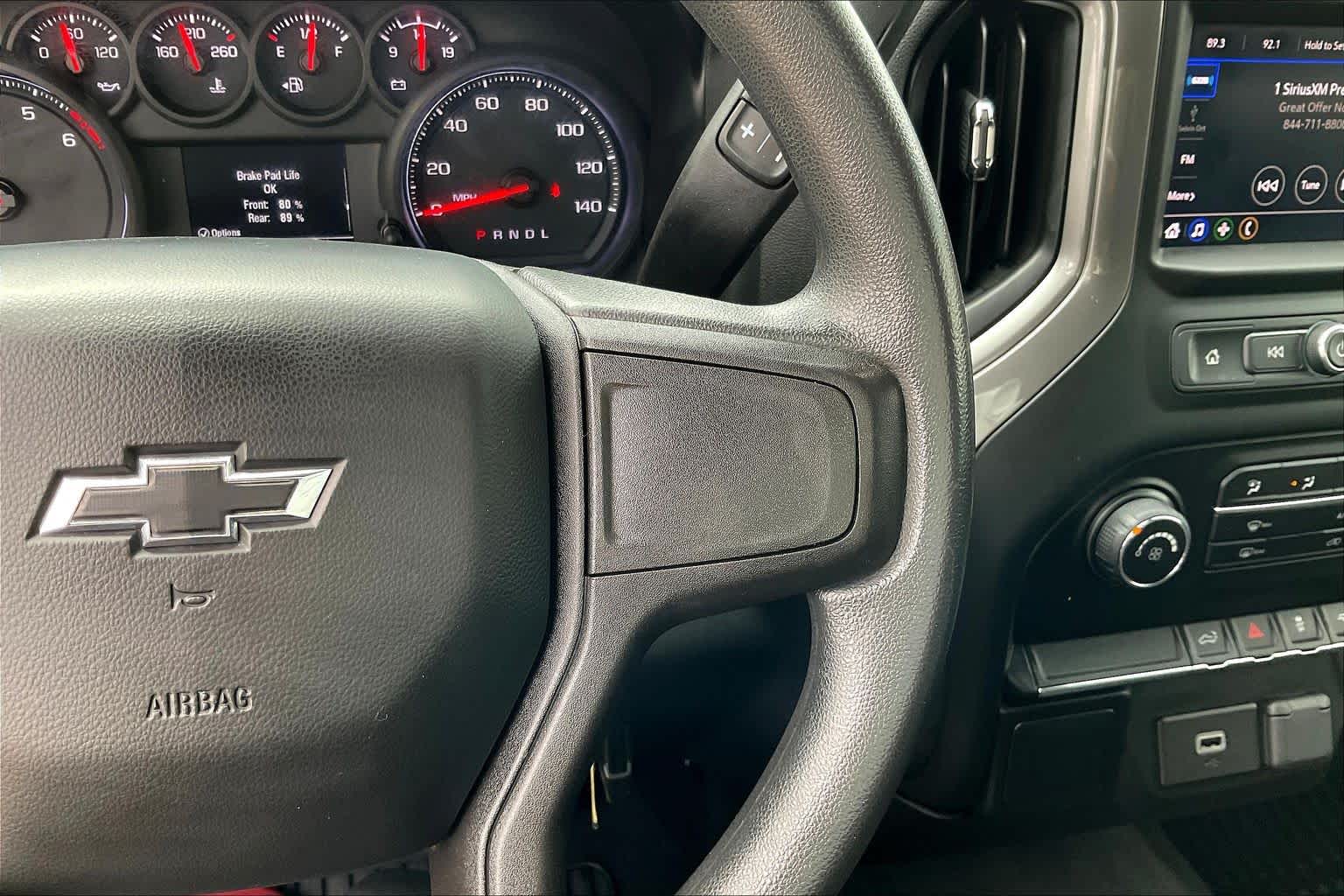 2020 Chevrolet Silverado 1500 Custom Summit White at AutoNation Ford Gulf Fwy