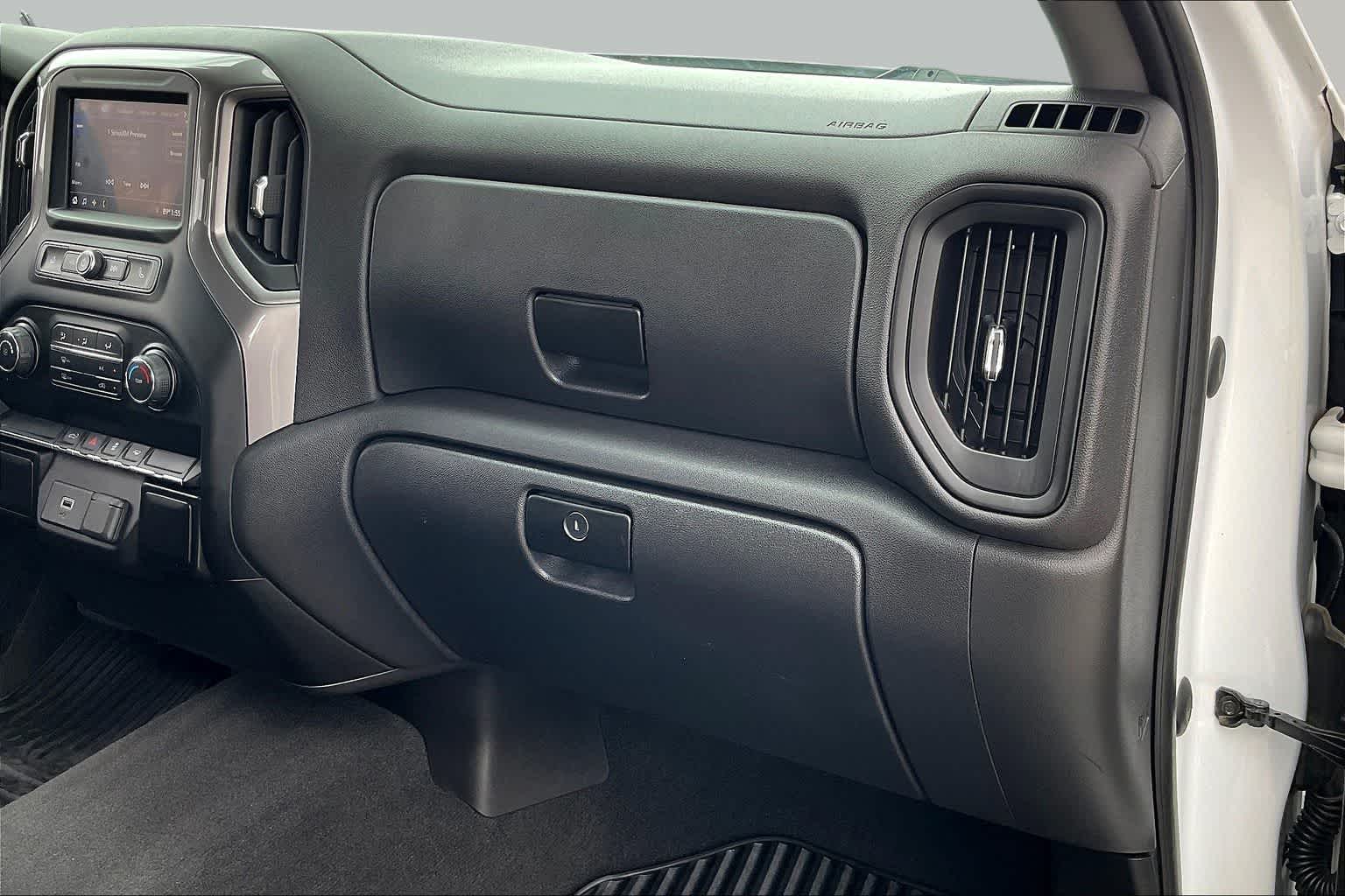 2020 Chevrolet Silverado 1500 Custom Summit White at AutoNation Ford Gulf Fwy