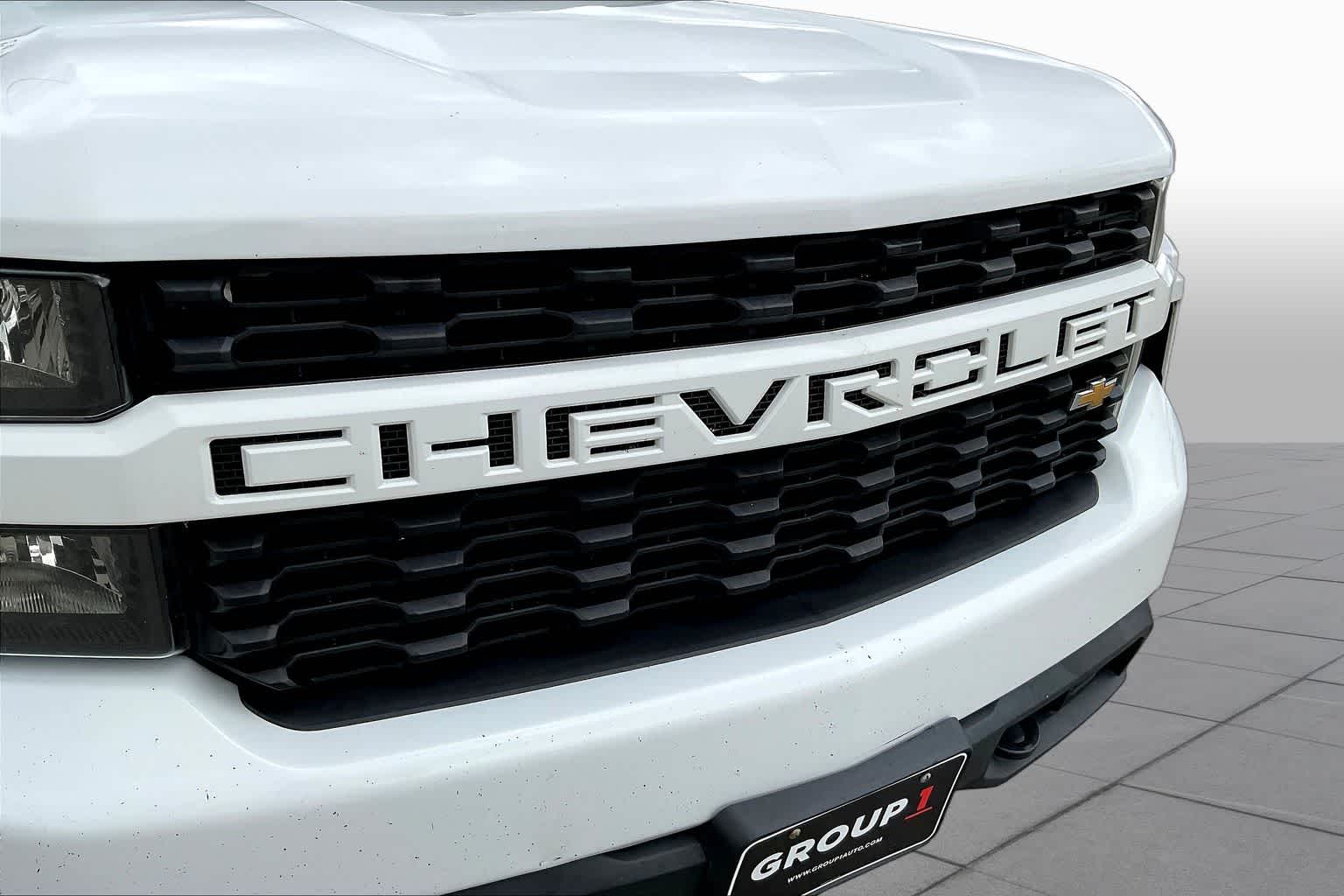 2020 Chevrolet Silverado 1500 Custom Summit White at AutoNation Ford Gulf Fwy