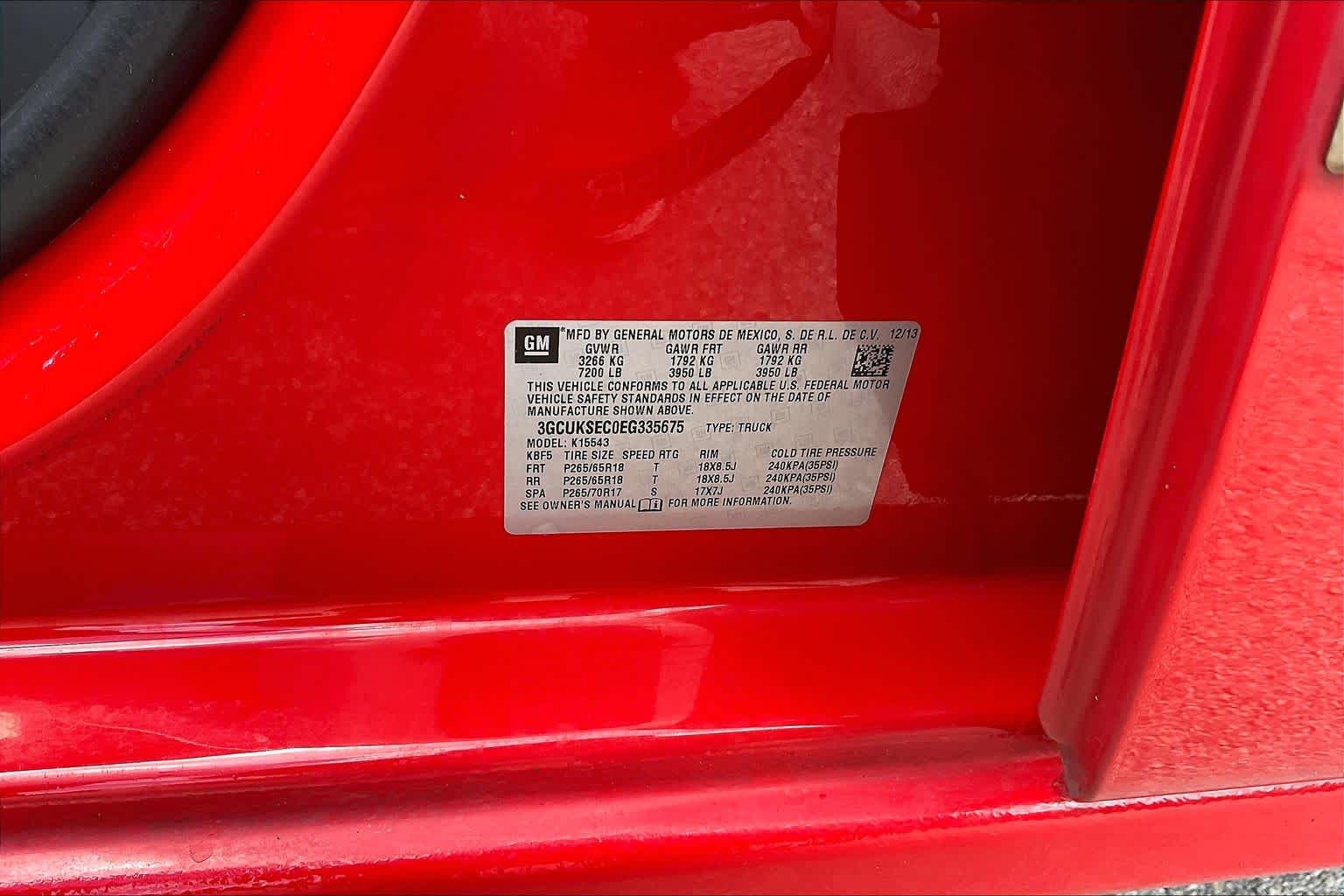 2014 Chevrolet Silverado 1500 LTZ Victory Red at Friendly Ford Crosby