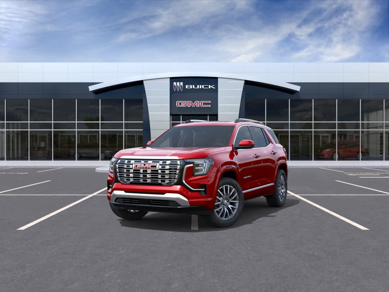 2026 GMC Terrain AWD Denali Volcanic Red Tintcoat at Group 1 GMC Buick South