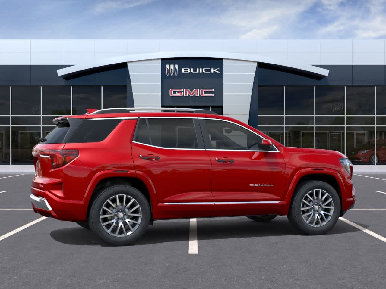 2026 GMC Terrain AWD Denali Volcanic Red Tintcoat at Group 1 GMC Buick South