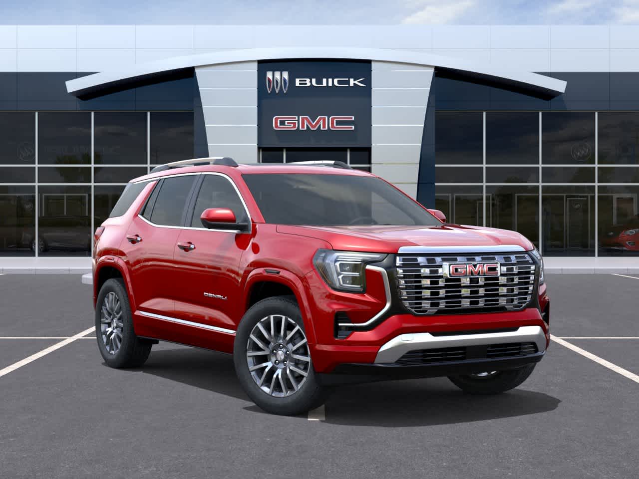 2026 GMC Terrain AWD Denali Volcanic Red Tintcoat at Group 1 GMC Buick South