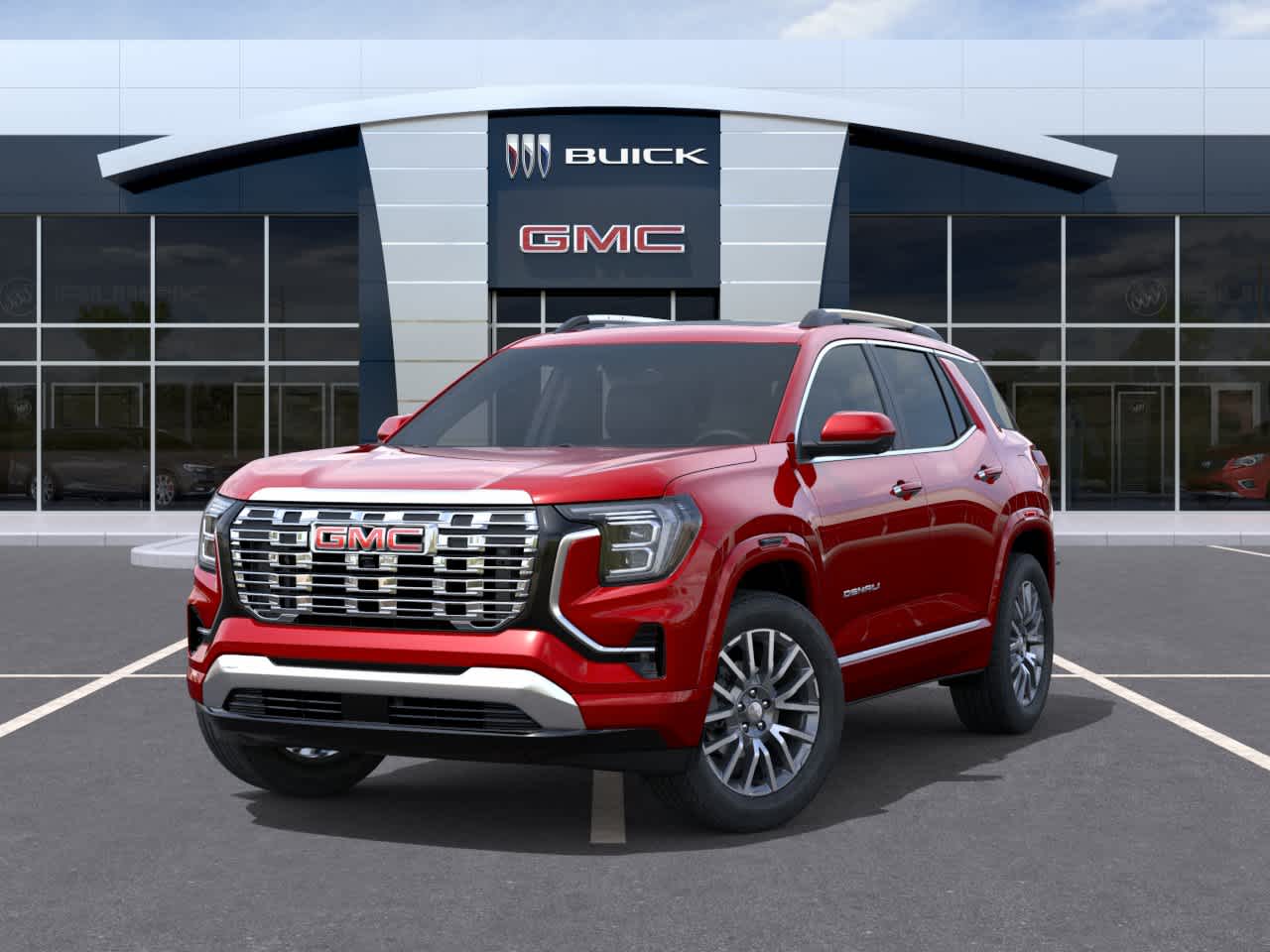 2026 GMC Terrain AWD Denali Volcanic Red Tintcoat at Group 1 GMC Buick South