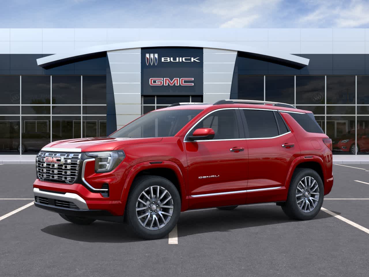 2026 GMC Terrain AWD Denali Volcanic Red Tintcoat at Group 1 GMC Buick South