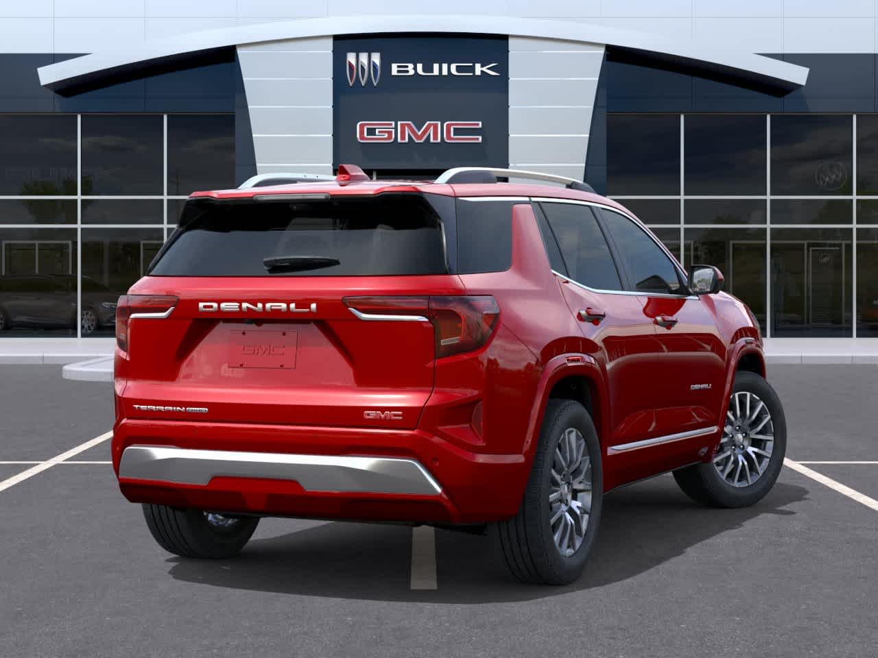 2026 GMC Terrain AWD Denali Volcanic Red Tintcoat at Group 1 GMC Buick South