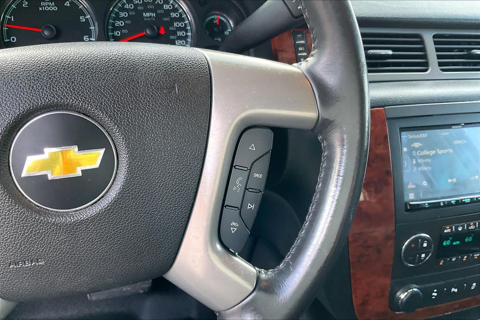 2013 Chevrolet Black Diamond Avalanche LT Silver Ice Metallic at Westside Kia