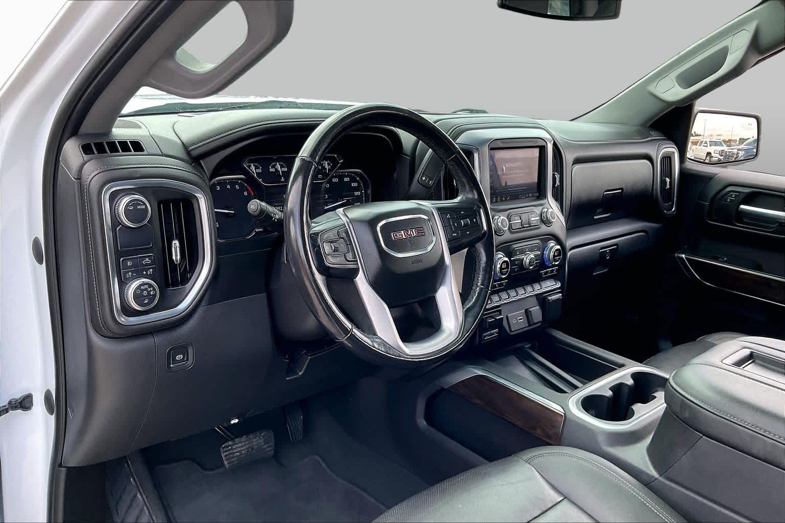 2021 GMC Sierra 1500 SLT White Frost Tricoat at Group 1 GMC Buick South