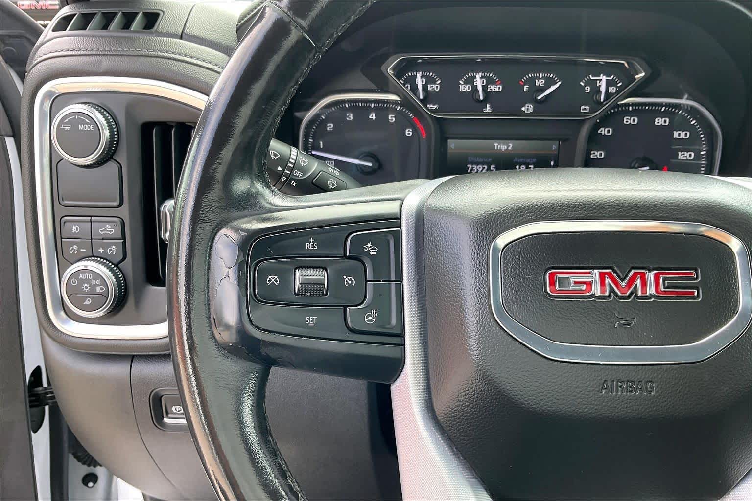 2021 GMC Sierra 1500 SLT White Frost Tricoat at Group 1 GMC Buick South