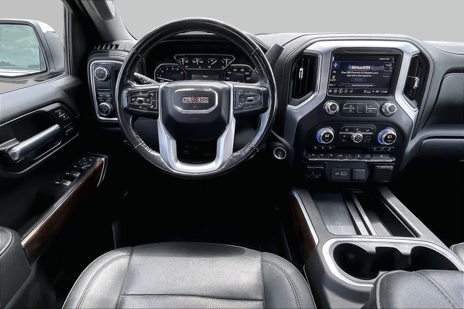 2021 GMC Sierra 1500 SLT White Frost Tricoat at Group 1 GMC Buick South