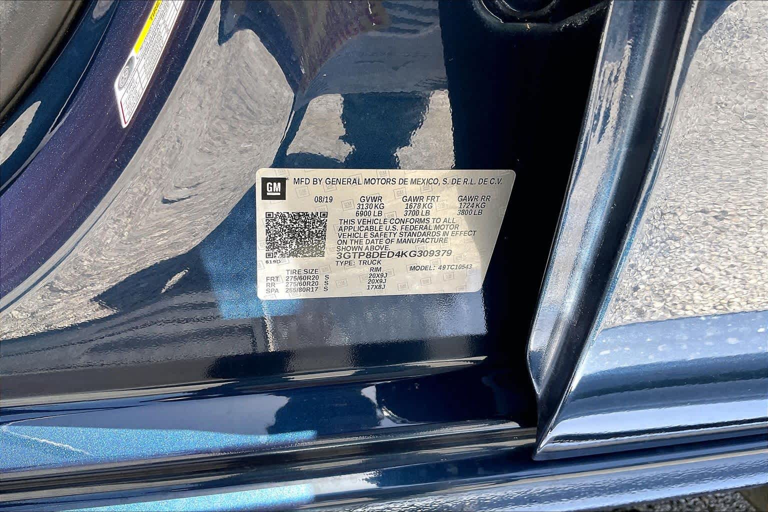 2019 GMC Sierra 1500 SLT Pacific Blue Metallic at Group 1 GMC Buick South