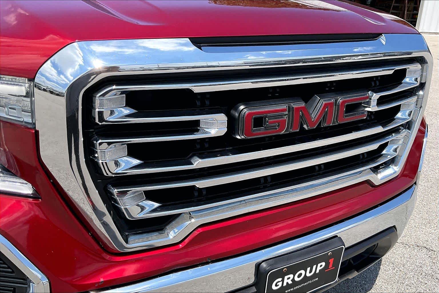 2021 GMC Sierra 1500 SLT Cayenne Red Tintcoat at Group 1 GMC Buick South