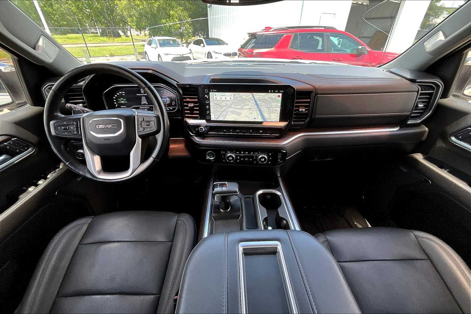 2022 GMC Sierra 1500 SLT White Frost Tricoat at Beck & Masten Kia