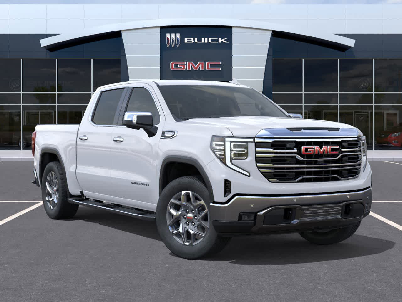 New 2026 Summit White GMC SLT image 7