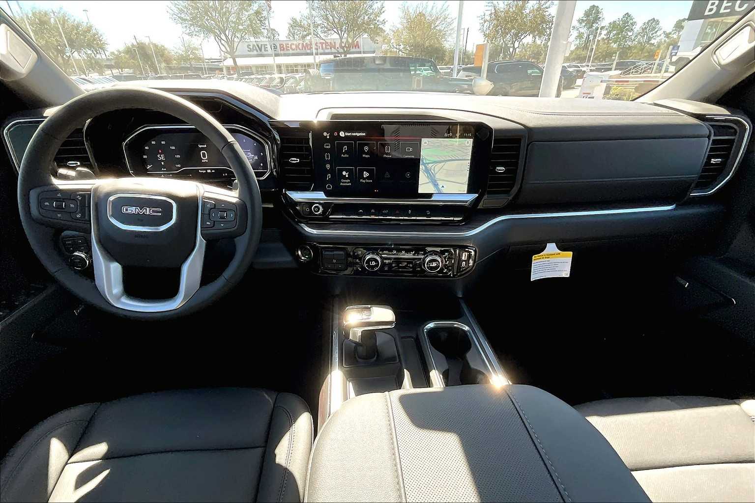 2025 GMC Sierra 1500 SLT Onyx Black at Friendly Ford Crosby
